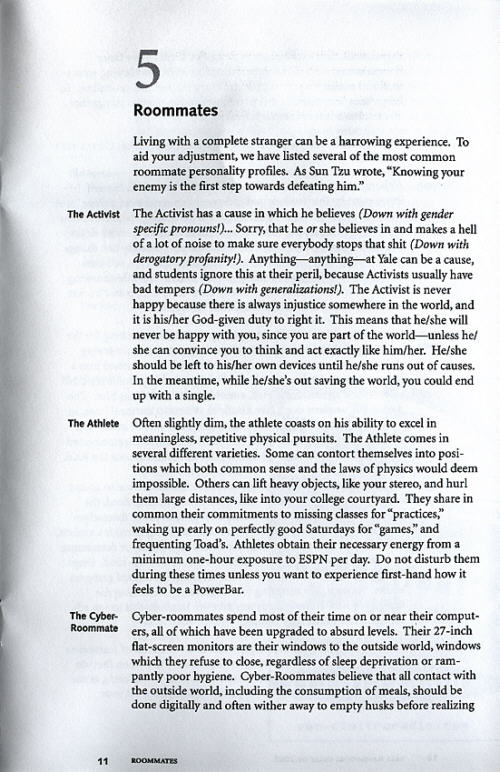 Yale Handbook Parody, Page 12