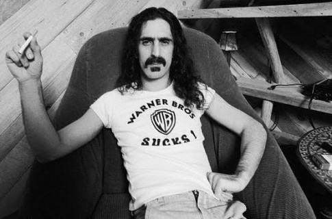 Photo of Frank Zappa reposted by The Yale Record college humor magazine.