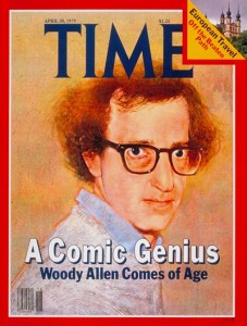 Woody Allen Portrait from TIME, reposted by The Yale Record college humor magazine