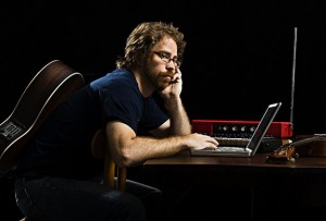 Jonathan Coulton at the Computer